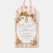 Étiquettes-cadeau Tomber dans l'amour Citrouille Merci de Fête des m (Devant)