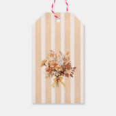 Étiquettes-cadeau Tomber dans l'amour Citrouille Merci de Fête des m (Dos)