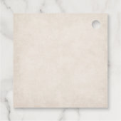 Étiquettes Cadeau Tomber dans l'amour Mariage d'automne moderne (Dos)