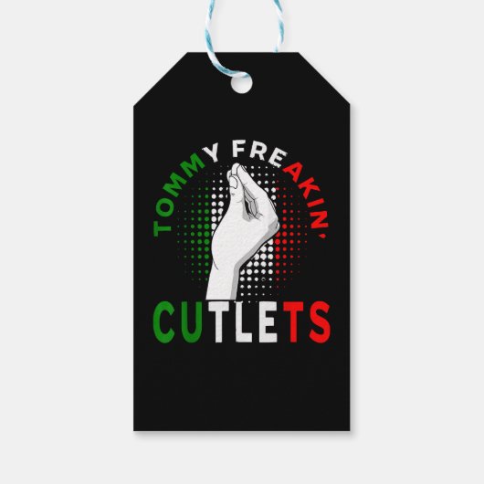 Étiquettes-cadeau Tommy Cutlets (Dos)
