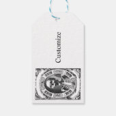 Étiquettes-cadeau Tonneau humain éffrayant Thunder_Cove (Dos)