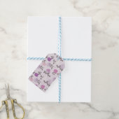 ÉTIQUETTES-CADEAU TONS DE FLEURS VIVES (Avec de laficelle)