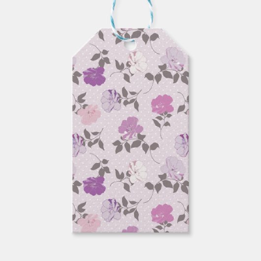 ÉTIQUETTES-CADEAU TONS DE FLEURS VIVES (Devant)