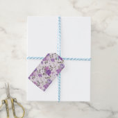 ÉTIQUETTES-CADEAU TONS DE FLEURS VIVES (Avec de laficelle)