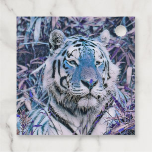 Étiquettes Cadeau Toony Tiger bleu