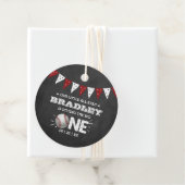 Étiquettes Cadeau Toucher Le Grand | Baseball 1er anniversaire (En situation)