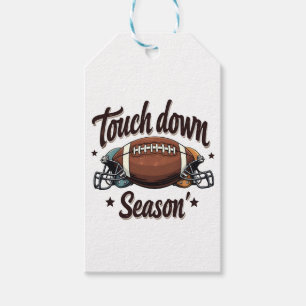 Étiquettes-cadeau Touchez la saison dernière Imaginaire Football Rug