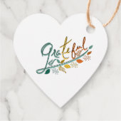 Étiquettes Cadeau Toujours reconnaissant (Dos)