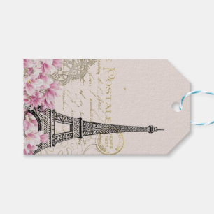 Étiquettes-cadeau Tour Eiffel Meilleure Destination de Mariage Paris