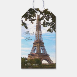 Étiquettes-cadeau Tour Eiffel Paris France Tags cadeaux