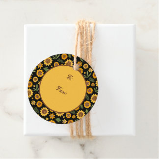 Étiquettes Cadeau Tournée de l'automne de la nature