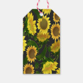 Étiquettes-cadeau Tournesol (Devant)