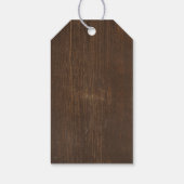 Étiquettes-cadeau Tournesols rustiques Mason Jar Mariage (Dos)