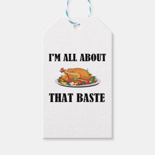 Étiquettes-cadeau Tout À Propos De Ce Baste Design Classique (Devant)