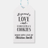 ÉTIQUETTES-CADEAU TOUT CE DONT VOUS AVEZ BESOIN, C'EST DE L'AMOUR ET (Devant)