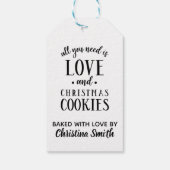 ÉTIQUETTES-CADEAU TOUT CE DONT VOUS AVEZ BESOIN, C'EST DE L'AMOUR ET (Dos)