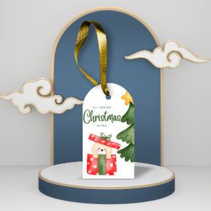 Étiquettes-cadeau Tout Ce Que Je Souhaite Pour Noël Est Vous Balises