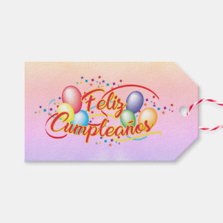 Étiquettes-cadeau Tout le meilleur pour votre anniversaire | Feliz C