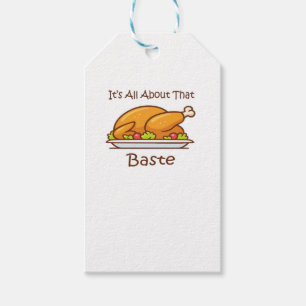 Étiquettes-cadeau Tout Sur Ce Baste (Thanksgiving) Tendance