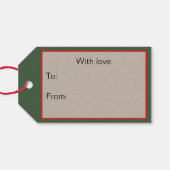 Étiquettes-cadeau Toute la joie de Noël (Dos (Horizontal))