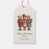 Étiquettes-cadeau Traditional Vintage Christmas Whimsical (Devant)