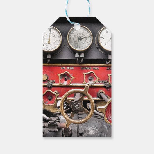 ÉTIQUETTES-CADEAU TRAINS À VAPEUR (Devant)