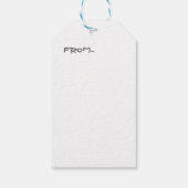 ÉTIQUETTES-CADEAU TRAINS À VAPEUR (Dos)