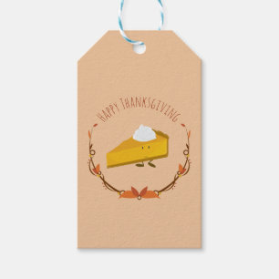 Étiquettes-cadeau tranche de bon thanksgiving Balise cadeau
