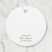 Étiquettes Cadeau tranche de pizza bébé - Pop it! Quand elle éclaire (Dos)