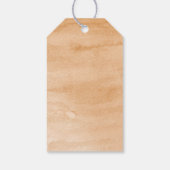 Étiquettes-cadeau Treat Halloween Ghost rose (Dos)