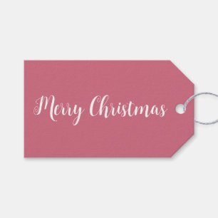 Étiquettes-cadeau Trend Color Soft Pink Minimaliste