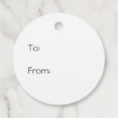 Étiquettes Cadeau Très Joyeux Noël (Dos)