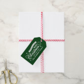 Étiquettes-cadeau Très Joyeux Noël Script Holiday (With Twine)