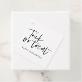 Étiquettes Cadeau Trick and treat | Happy Halloween (En situation)