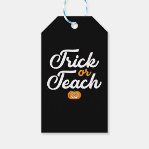 Étiquettes-cadeau Trick Ou Enseignant Halloween