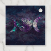 Étiquettes Cadeau Triple Moon Goddess Luna Universe Party Packaging (Dos)