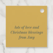 Étiquettes Cadeau Trois cadeaux de Wisemen (Dos)