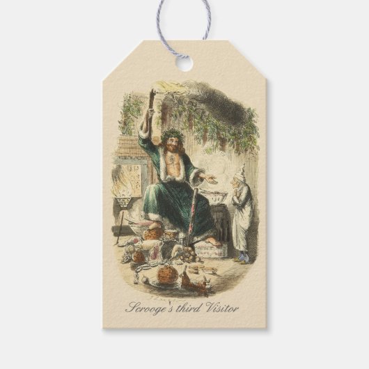Étiquettes-cadeau Troisième visiteur de Scrooge (Devant)