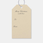 Étiquettes-cadeau Troisième visiteur de Scrooge (Dos)