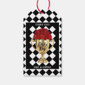 Étiquettes-cadeau Trophée Derby Day et Roses (Devant)