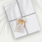 Étiquettes-cadeau Tropical Floral Love Merci Mariage Favor