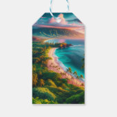 Étiquettes-cadeau Tropical Maui Island Paradise (Dos)