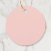 Étiquettes Cadeau Tropical Palm Leaf Merci Party (Dos)