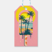 Étiquettes-cadeau Tropical Summer Sunset Sweets Paradise (Devant)
