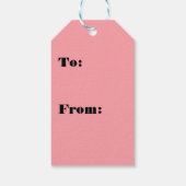 Étiquettes-cadeau Tropical Summer Sunset Sweets Paradise (Dos)