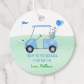 Étiquettes Cadeau Trou En Un Golf Premier Anniversaire Par-tee (Devant)