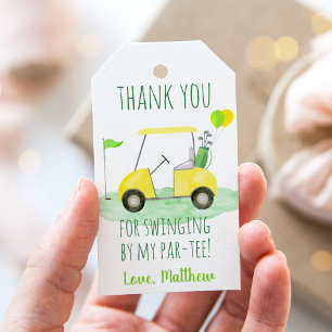 Étiquettes-cadeau Trou En Un Golf Premier Anniversaire Par-tee