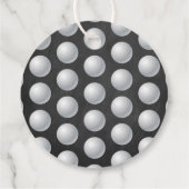 Étiquettes Cadeau Trou en une fille Golf 1er anniversaire Par tee (Dos)