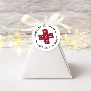 Étiquettes Cadeau Trousse de secours pour Mariage personnalisé