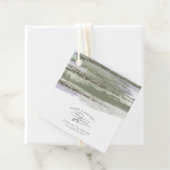 Étiquettes Cadeau Trucs de peinture Abstraits que nous faisons Merci (En situation)